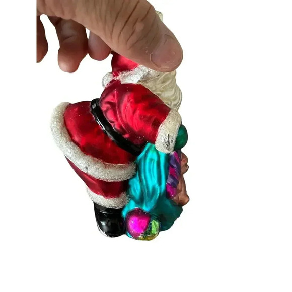 2004 Target Hand Blown Glass Christmas Santa Claus Ornament - Picture 4 of 7